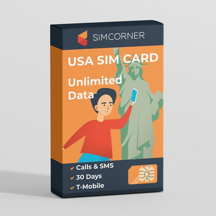 Travel SIM Card USA 21 Days