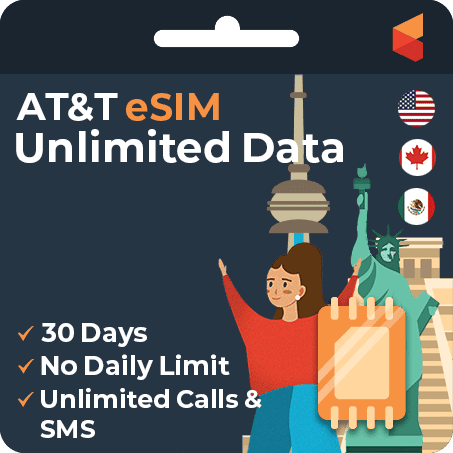 T-Mobile Prepaid ESIM Card Unlimited Talk, Text, and Data in USA for 30  Days