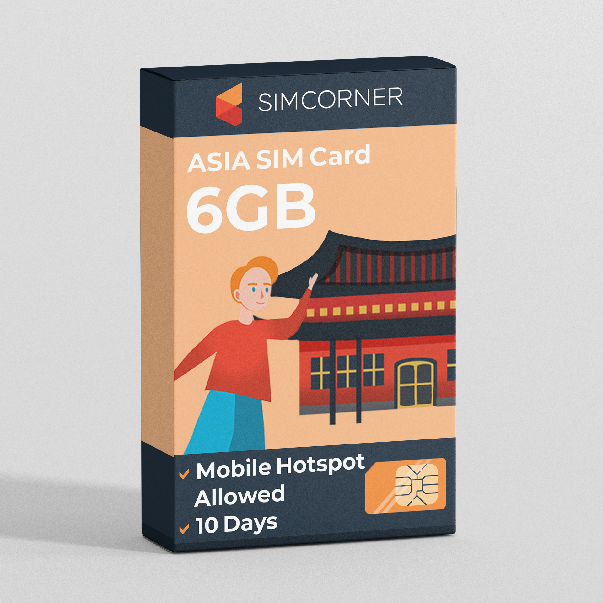 10 day Asia Sim Card (6GB)