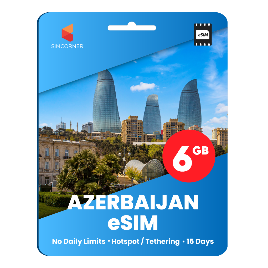 [eSIM] Azerbaijan Data eSIM (6GB - 15 Days)