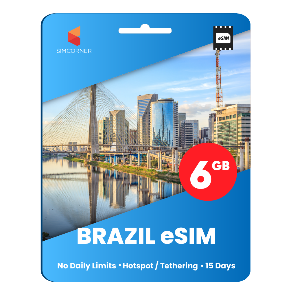 [eSIM] Brazil Data eSIM (6GB - 15 Days)