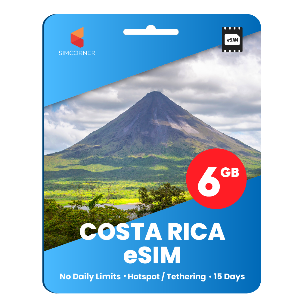 [eSIM] CostaRica Data eSIM (6GB - 15 Days)