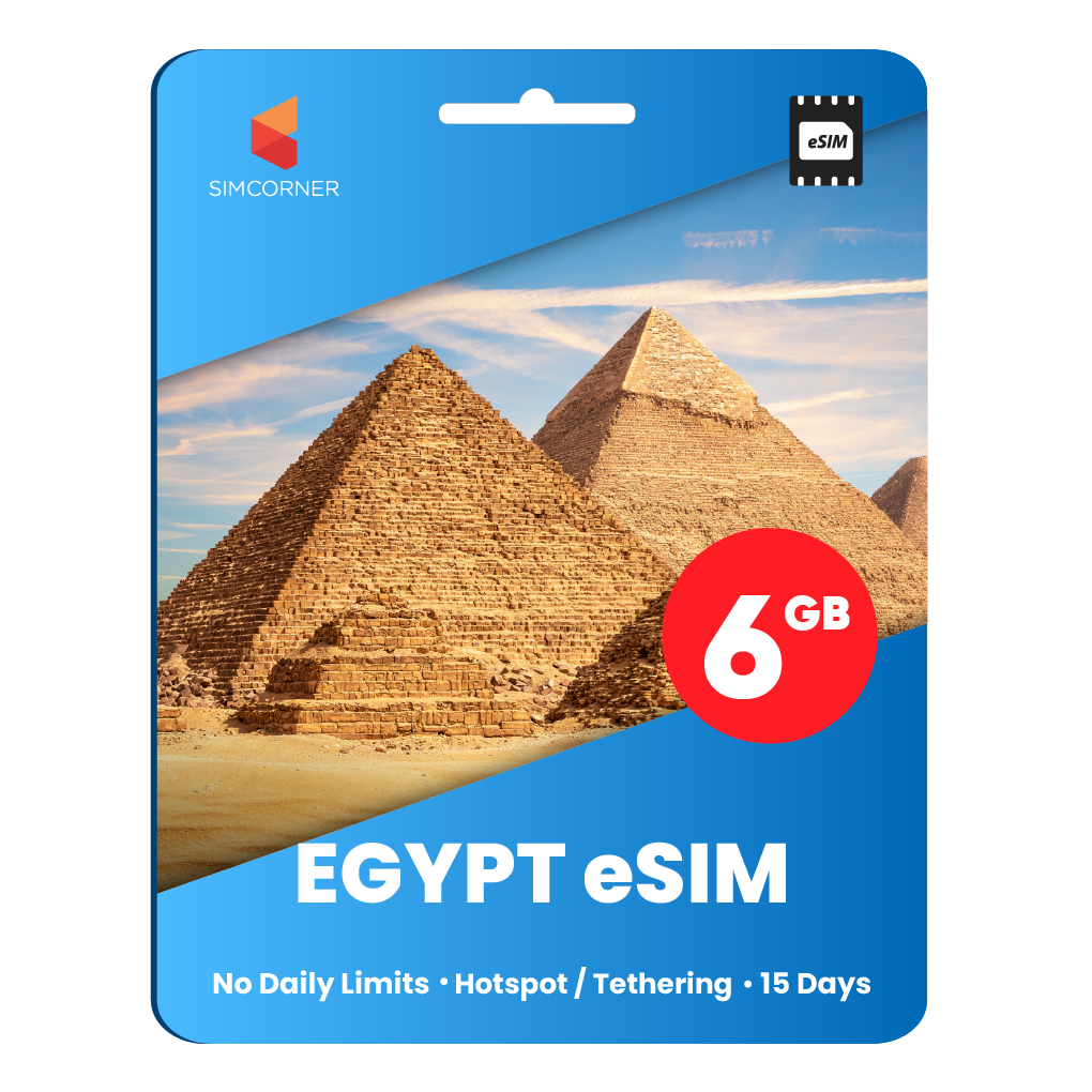 [eSIM] Egypt Data eSIM (6GB - 15 Days)