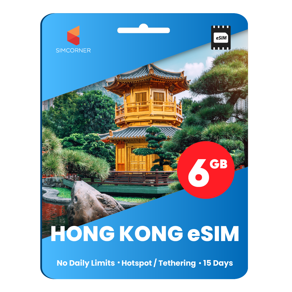 [eSIM] Hong Kong Data eSIM (6GB - 15 Days)