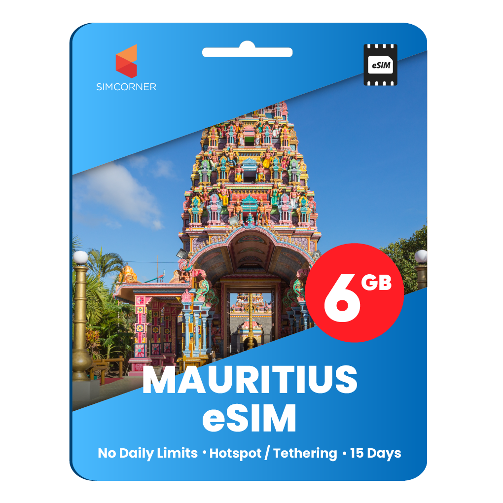 [eSIM] Mauritius Data eSIM (6GB - 15 Days)