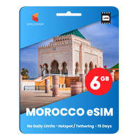 Thumbnail for [eSIM] Morocco Data eSIM (6GB - 15 Days)