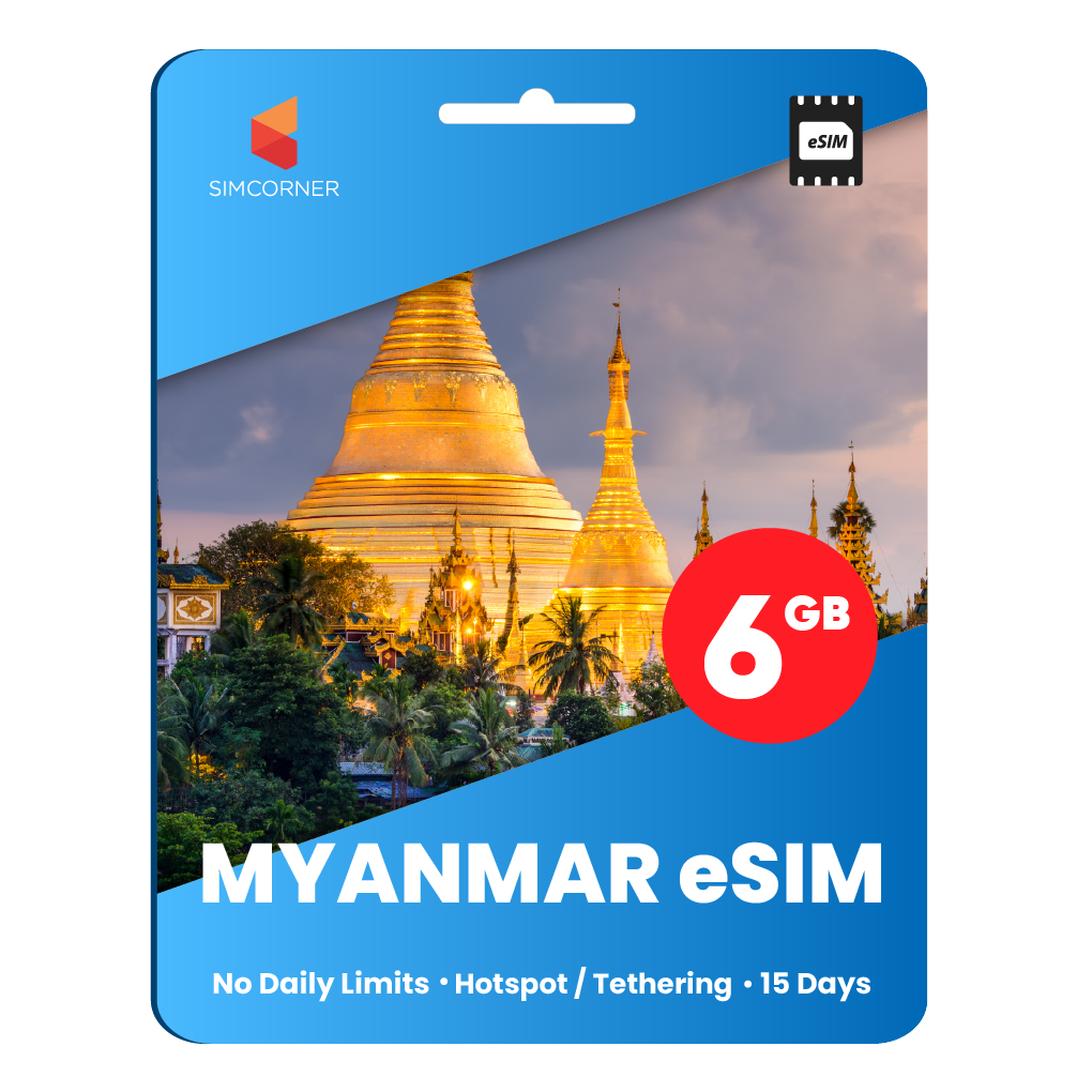 [eSIM] Myanmar Data eSIM (6GB - 15 Days)