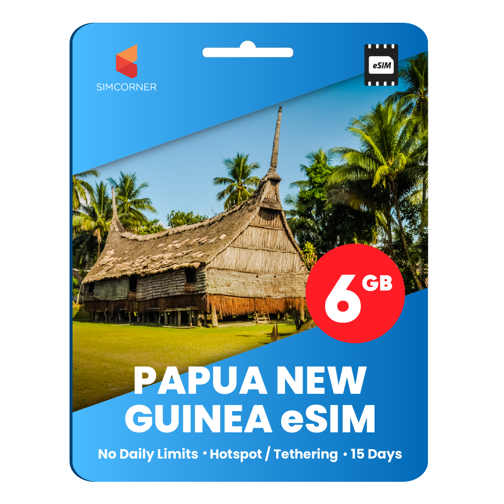 [eSIM] Papua New Guinea Data eSIM (6GB - 15 Days)