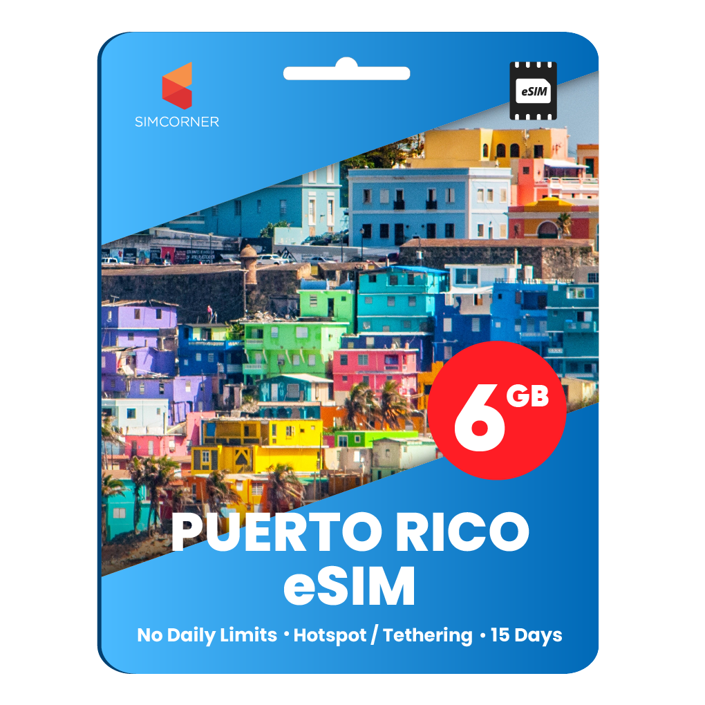 [eSIM] PuertoRico Data eSIM (6GB - 15 Days)