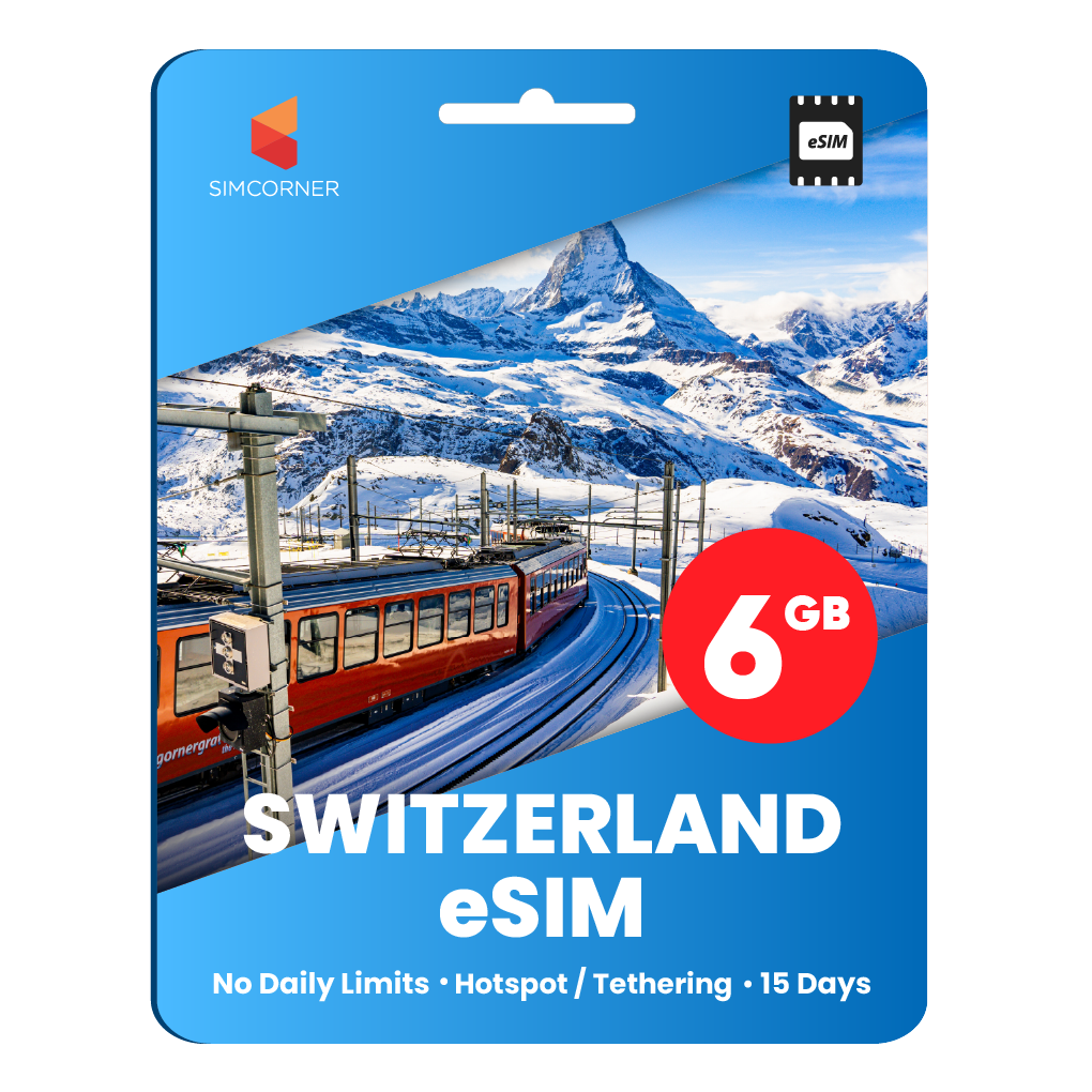 [eSIM] Switzerland Data eSIM (6GB - 15 Days)