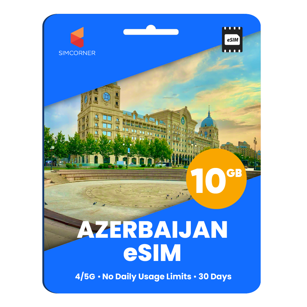 Azerbaijan eSIM: 10GB - 30 Days