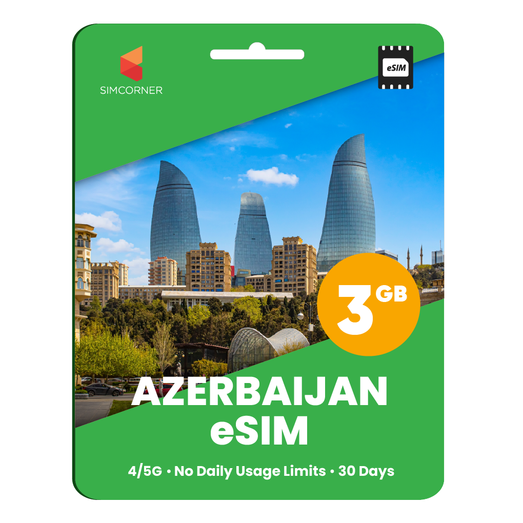 Azerbaijan eSIM: 3GB - 30 Days