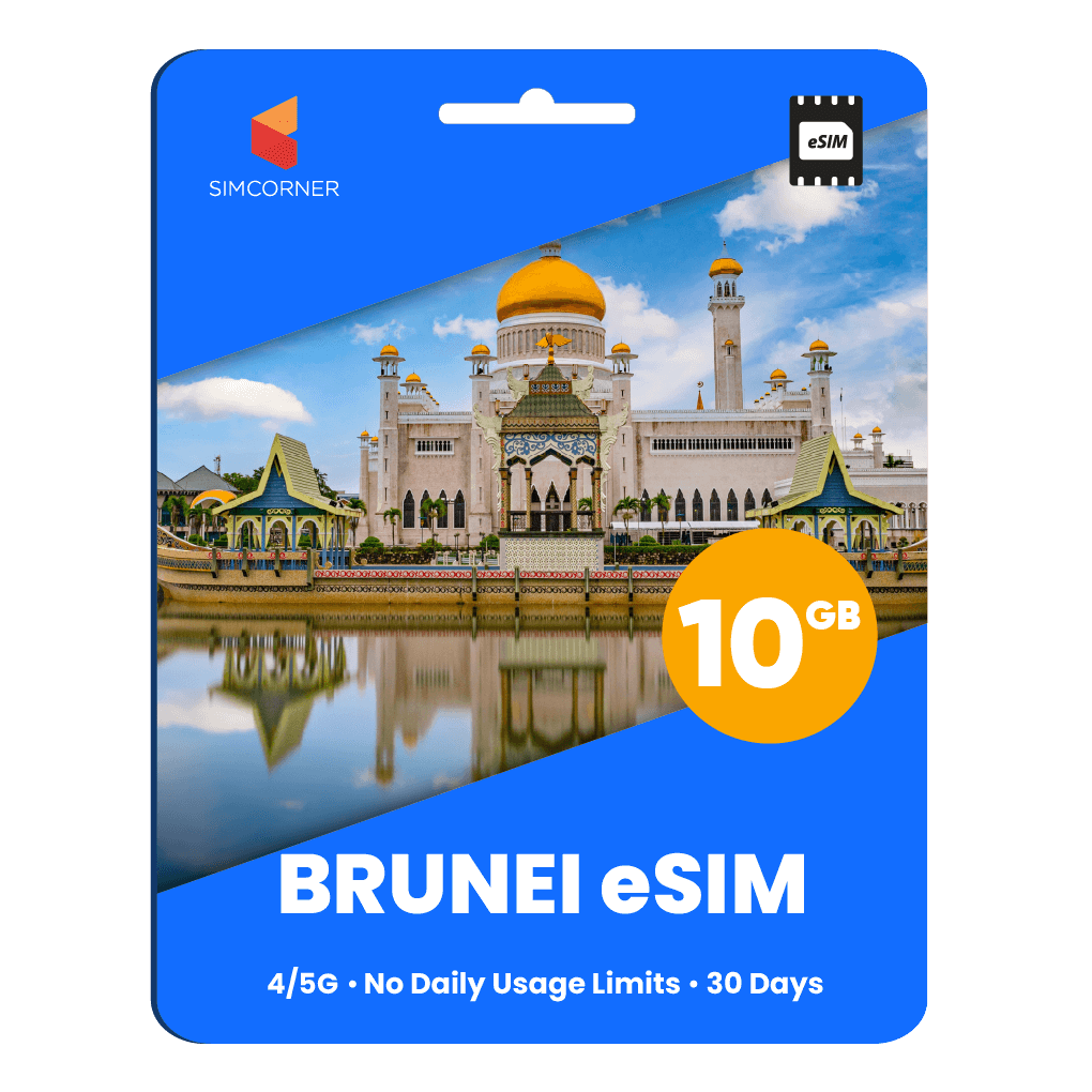 Brunei eSIM: 10GB - 30 Days