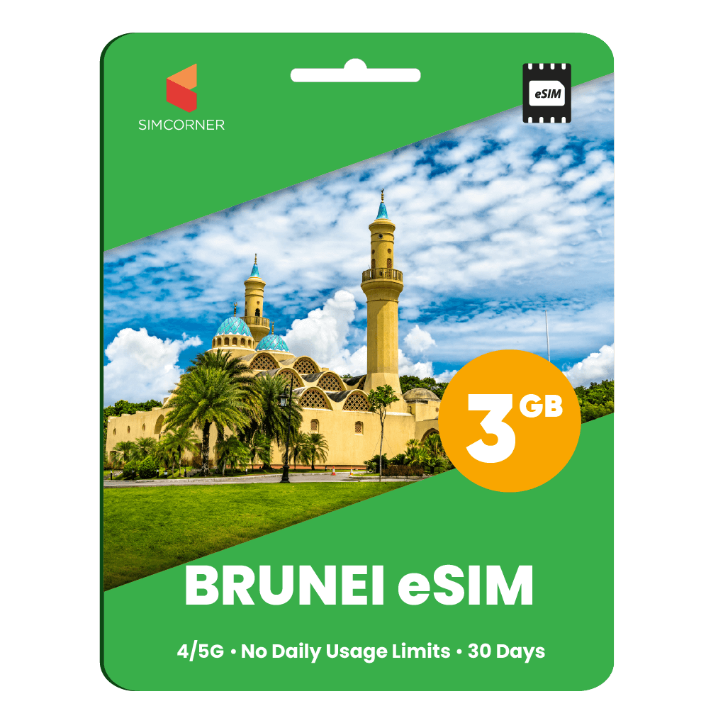 Brunei eSIM: 3GB - 30 Days