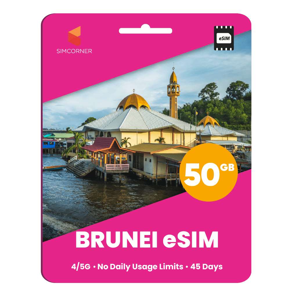 Brunei eSIM: 50GB - 45 Days