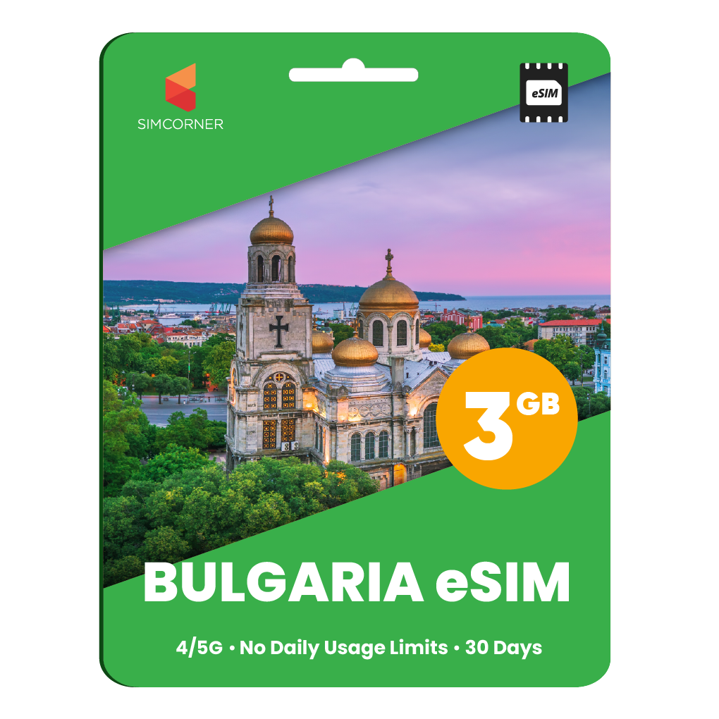 Bulgaria eSIM: 3GB - 30 Days