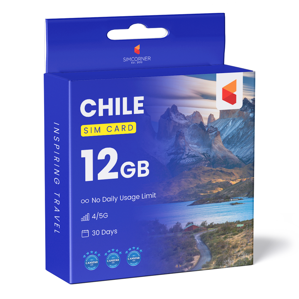 Chile Data SIM Card(12GB) | SimCorner