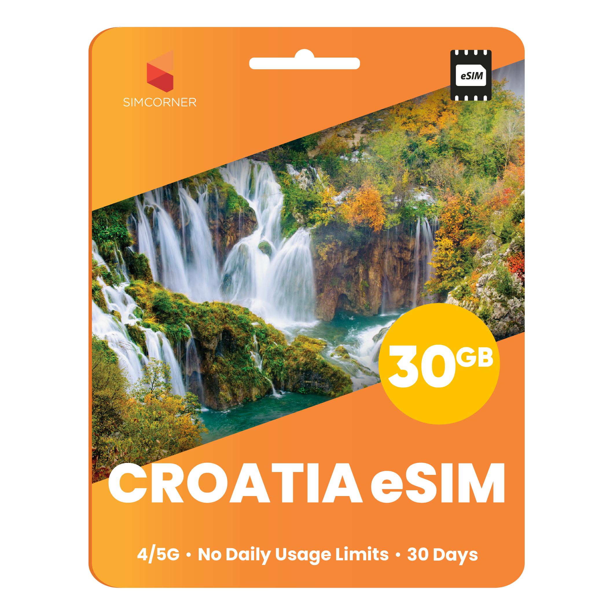 Croatia eSIM: 30GB - 30 Days