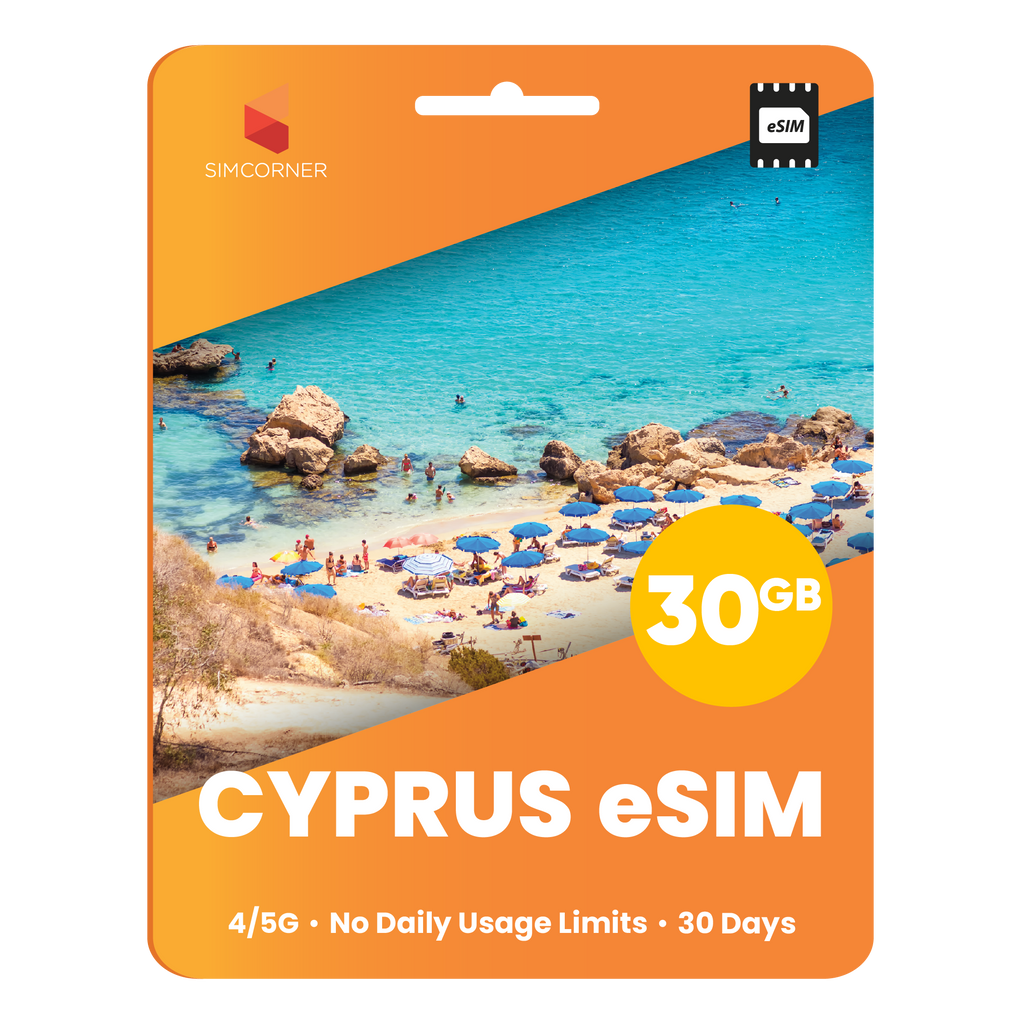 Cyprus eSIM: 30GB - 30 Days