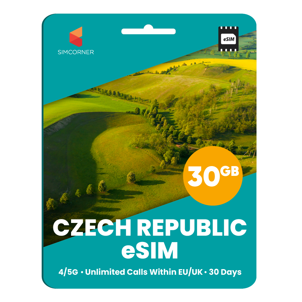 [eSIM] Czech Republic eSim Card (30GB) - SimCorner