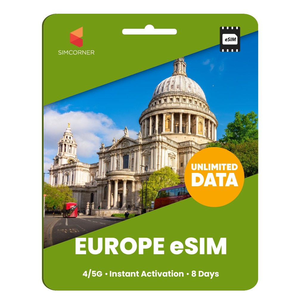 [eSIM] Europe Unlimited Data