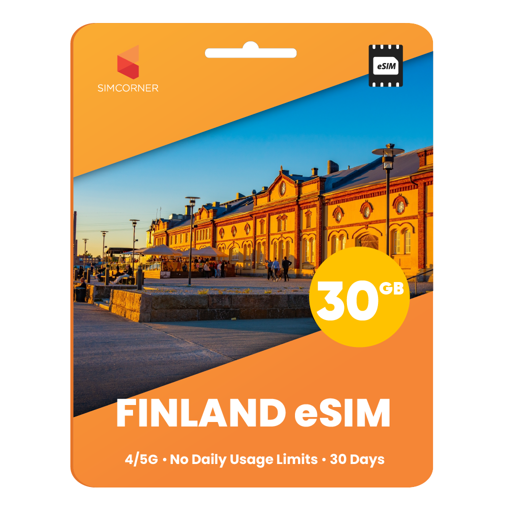 Finland eSIM: 30GB - 30 Days