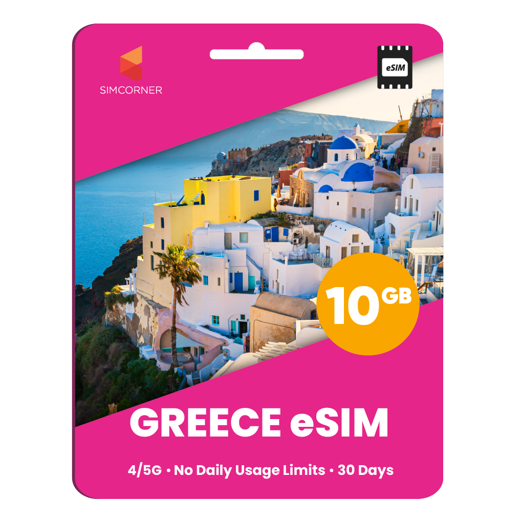 Greece eSIM: 5GB - 30 Days
-SimCorner