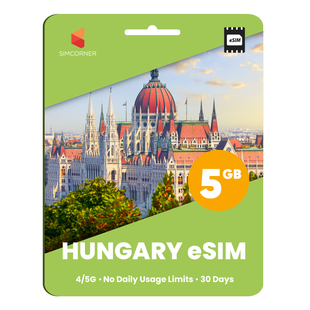 Hungary eSIM: 5GB - 30 Days- SimCorner 