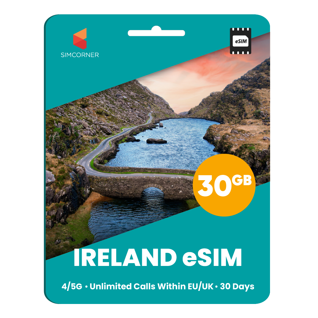 [eSIM] Ireland eSim Card (30GB) - SimCorner