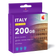 Italy Travel Sim Card 200GB