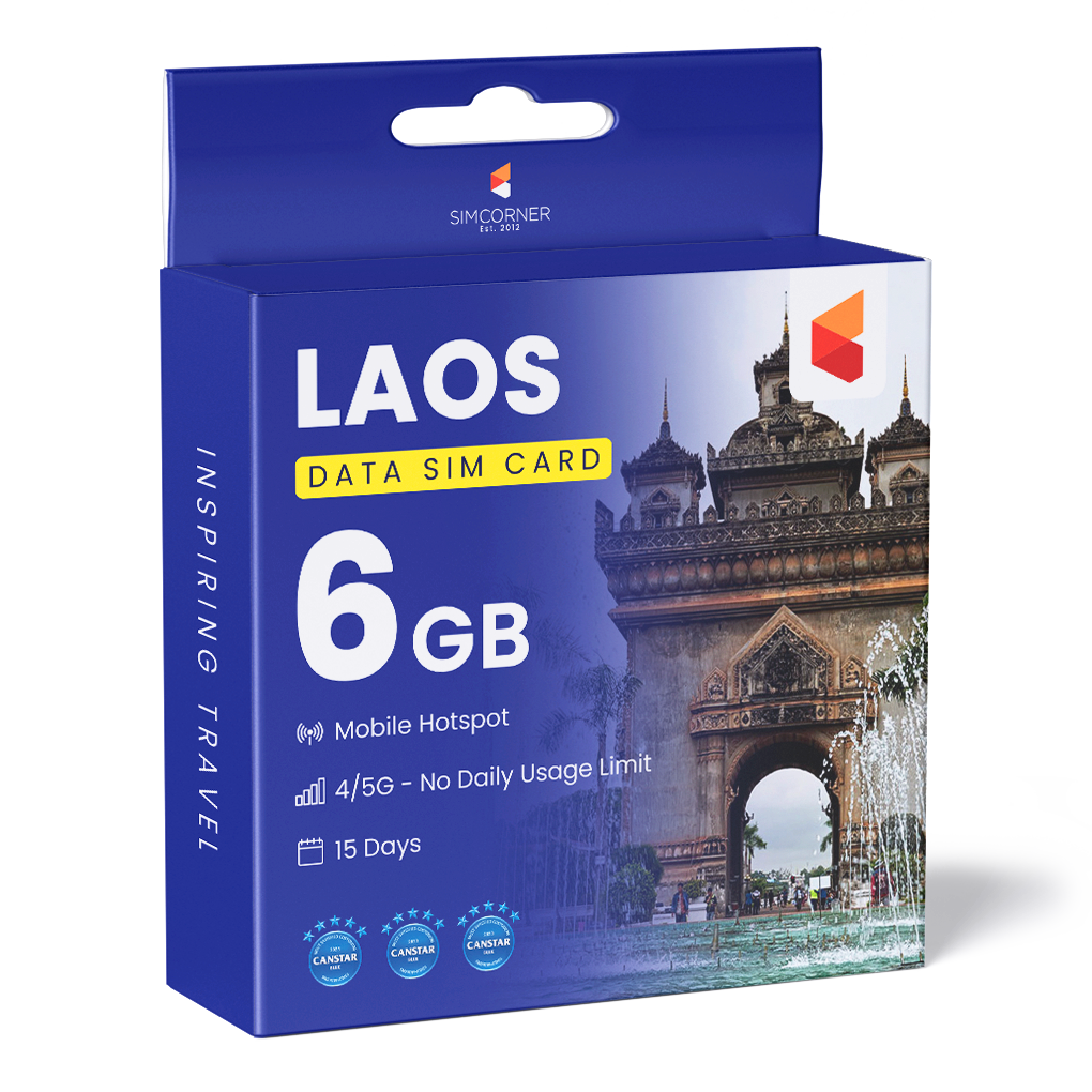 Laos Data SIM Card (15 Day - 6GB)