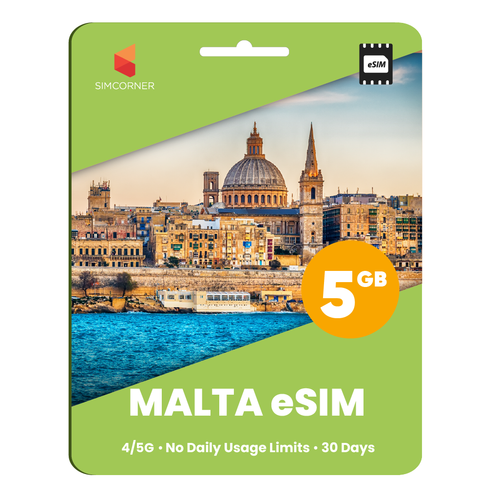 Malta eSIM: 5GB - 30 Days | SimCorner