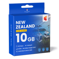 Thumbnail for New Zealand Travel Sim Card (One NZ) - 10GB