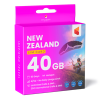 Thumbnail for New Zealand Travel Sim Card (One NZ) - 40GB