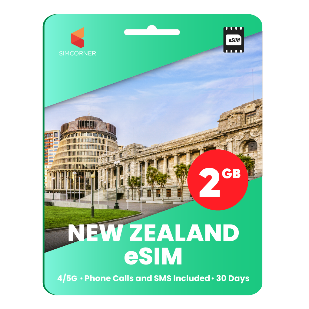 New Zealand Travel eSIM (One NZ) - 2GB | SimCorner