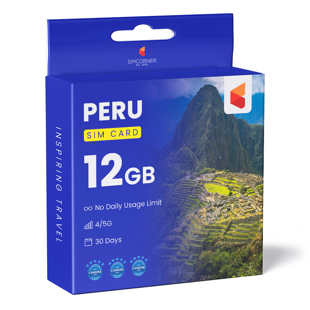 Peru Data SIM Card(12GB)