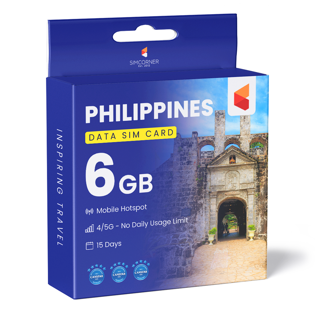 Philippines Data SIM Card (15 Day - 6GB)