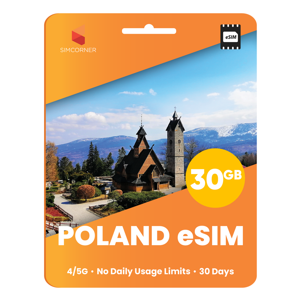 Poland eSIM: 30GB - 30 Days