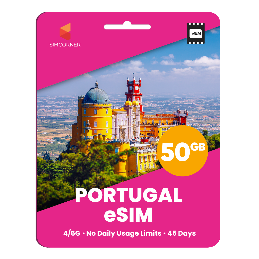 Portugal eSIM: 50GB - 45 Days
-SimCorner
