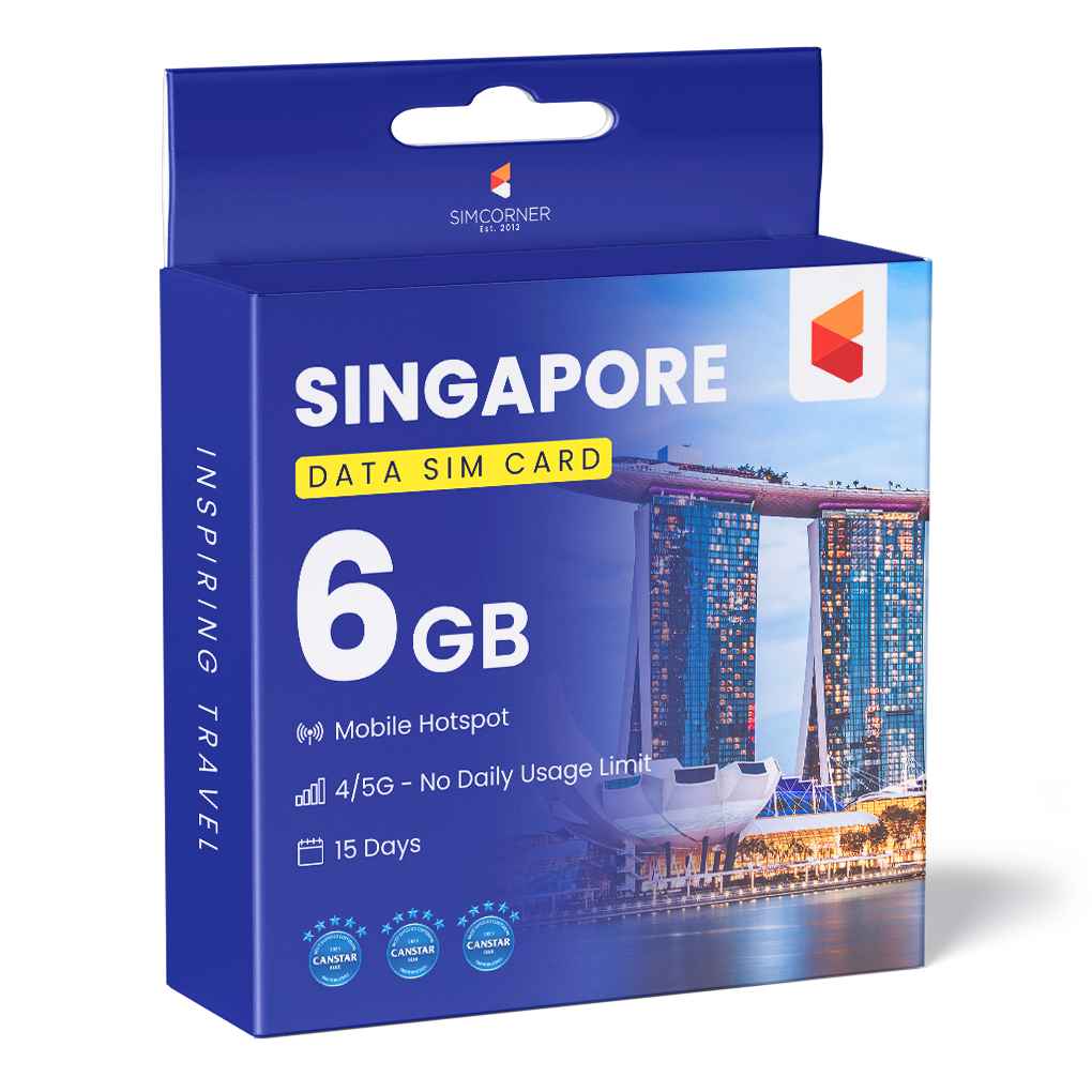 Singapore Data SIM Card (15 Day - 6GB)