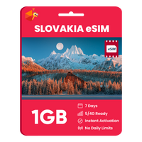 Thumbnail for Slovakia eSIM: 1GB - 7 Days