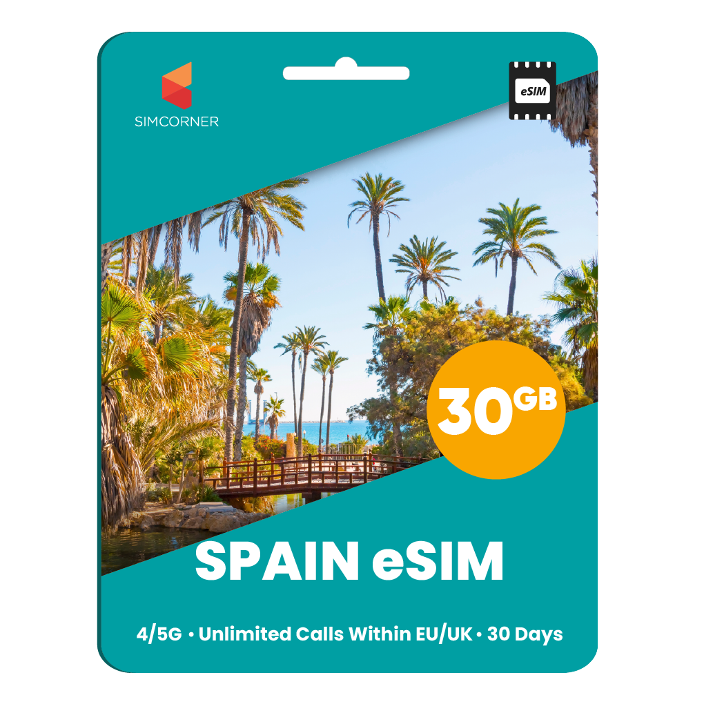 [eSIM] Spain eSim Card (30GB) - SimCorner