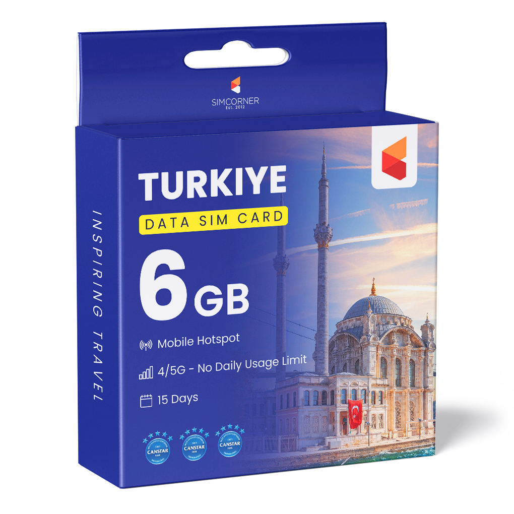 Turkiye Data SIM Card (15 Day - 6GB)