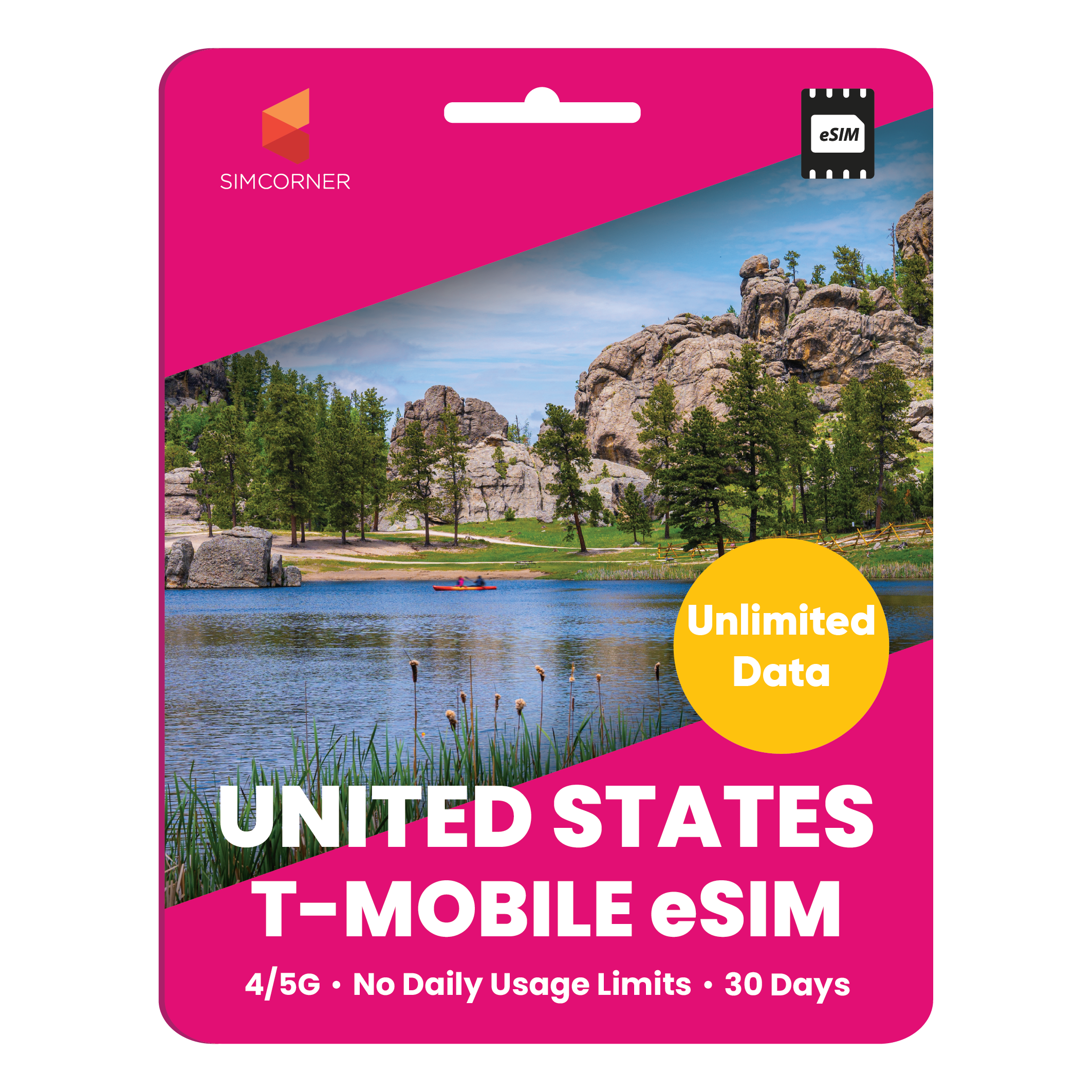 [eSIM] USA Travel SIM: Unlimited Data (T-Mobile) | SimCorner