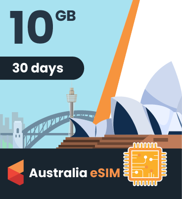 Australia eSIM: 10GB - 30 Days