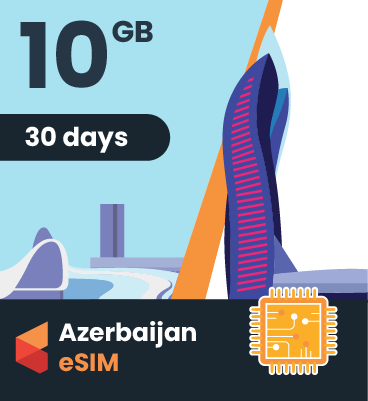 Azerbaijan eSIM: 10GB - 30 Days