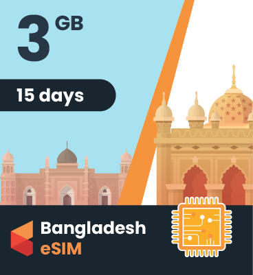 Bangladesh eSIM: 3GB - 15 Days