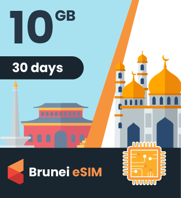 Brunei eSIM: 10GB - 30 Days