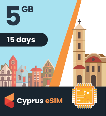 Cyprus eSIM: 5GB - 15 Days