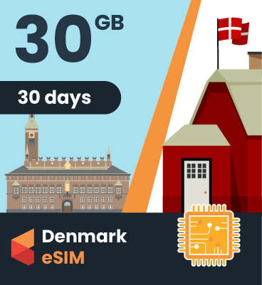 Denmark eSIM: 30GB - 30 Days